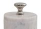 A & B Home White 4" Lidded Jar-1