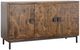 Dovetail Furniture Bratman Antique Black/Medium Brown Sideboard-0
