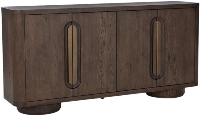 Classic Home Tiber Toasted Brown 4-Door Buffet-0