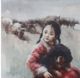 A & B Home Gray/Red Wall Art-1