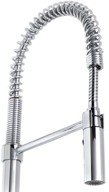 ZLINE Sierra Chrome Pull Down Spring Single Handle Kitchen Faucet-3