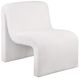 Coaster® Drayton Ivory Upholstered Curved Accent Chair-0
