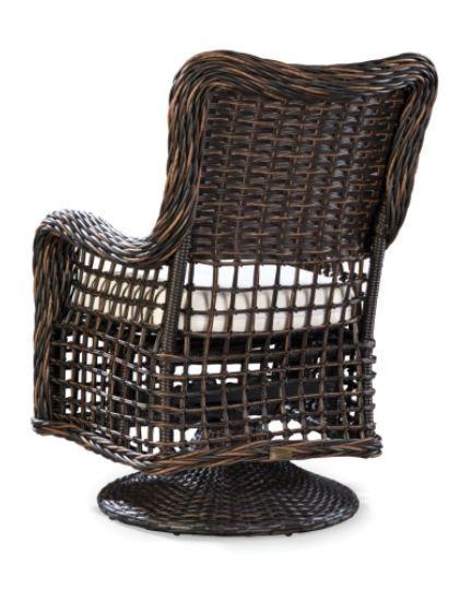 Lane Venture® Swivel Dark Brown Dining Arm Chair-1