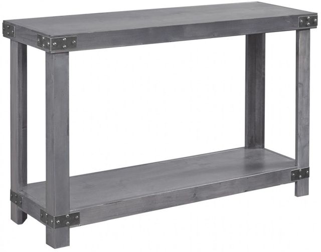 aspenhome® Industrial Smokey Grey Sofa Table-0
