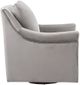 Olliix by Madison Park Grey Deanna Swivel Chair-1