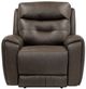 Design2Recline Point Break Brown Power Wall Recliner-2