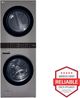 LG Graphite Steel Single Unit, 4.5 Cu. Ft. Washer, 7.4 Cu. Ft. Dryer, WashTower™ with Center Control™-1