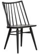Four Hands Lewis Black Oak Windsor Dining Side Chair-0