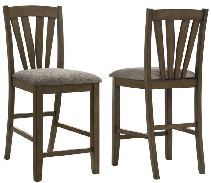 Neal Counter Stool Coaster® Canfield 2-Piece Brown Counter Stool Set | O'Neil's Home ...