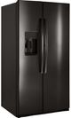 GE Profile™ 25.3 Cu. Ft. Black Stainless Steel Side-by-Side Refrigerator-1