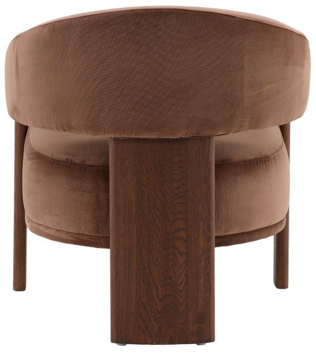 Dovetail Furniture Averie Brown/Hudson Chocolate Occasional Chair-3