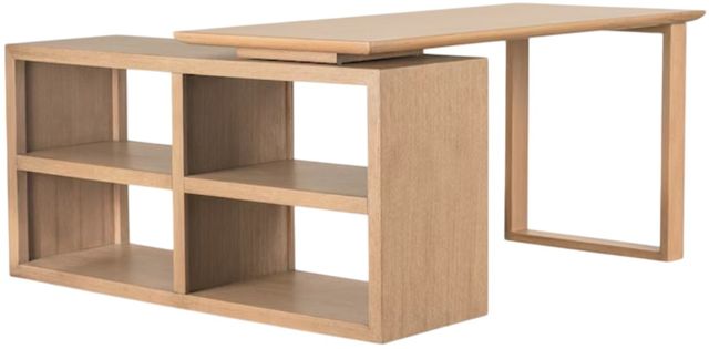 Bassett® Furniture HomeWork Natural Modular L-Shaped Desk-2