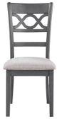 New Classic® Home Furnishings Cori 5-Piece Gray Round Dining Set-4