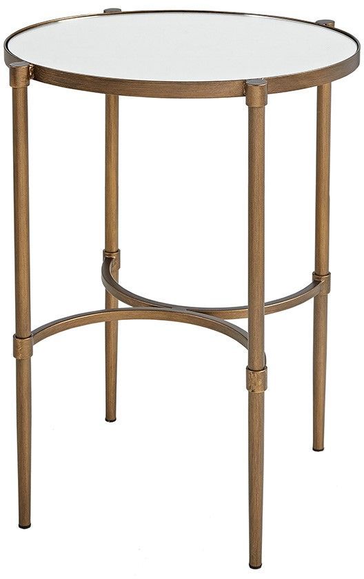 Olliix by Martha Stewart Antique Bronze Lia Oval Accent Table-2