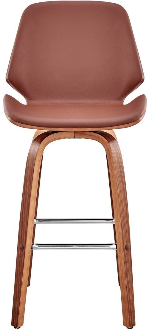 Armen Living Arabella Brown/Walnut Counter Stool-3