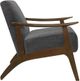Homelegance® Carlson Dark Gray/Dark Walnut Accent Chair-2