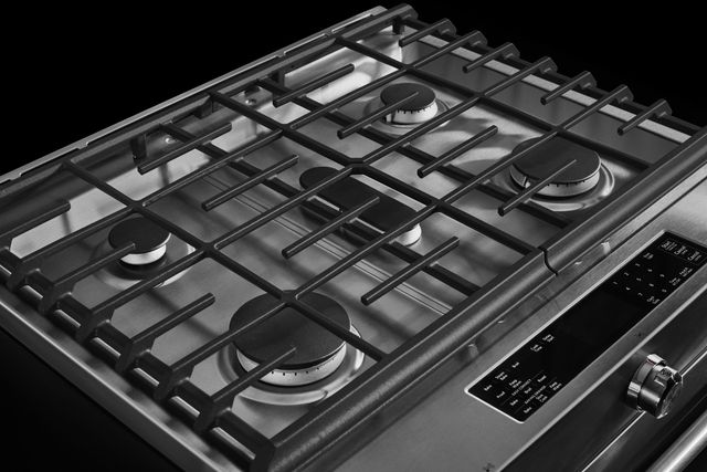 KitchenAid® 30" Stainless Steel Slide In Gas Range-6