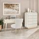 Michael Amini® La Rachelle Medium Champagne Vanity Desk-1