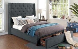 Mazin Furniture Fairborn Gray Eastern King Storage Bed-3