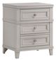 Bernards Nova II 4-Piece Gray Queen X Storage Full Bedroom Set-5