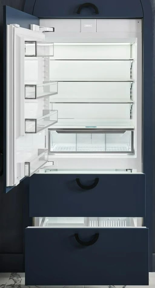 Sub-Zero® Designer Series 36" 19.6 Cu. Ft. Panel Ready Built-In Left Hinge Bottom Freezer Refrigerator-1