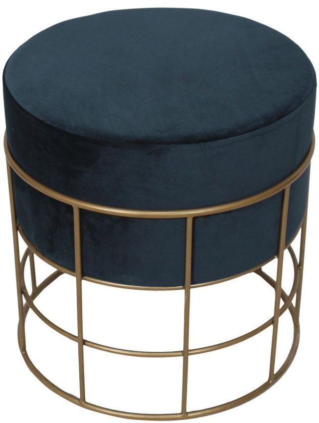 Moe's Home Collection Horton Blue Stool-2