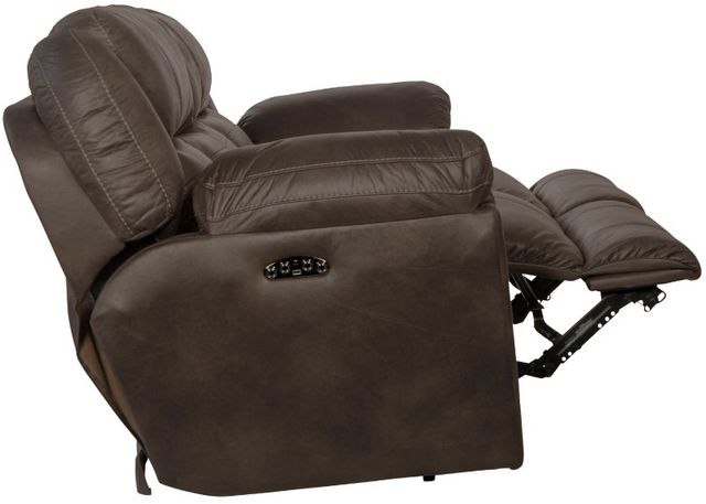 Catnapper® Ferrington Dusk Power Headrest with Lumbar Power Lay Flat Reclining Sofa-6