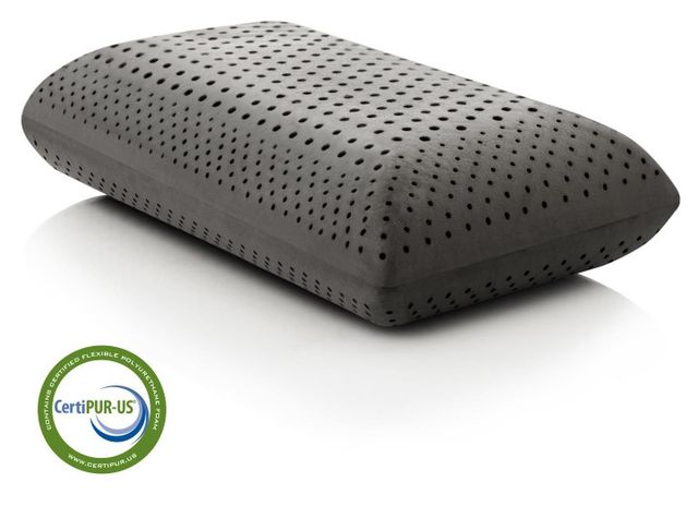 Malouf® Z® Zoned Dough® + Bamboo Charcoal King Mid Loft Bed Pillow-2