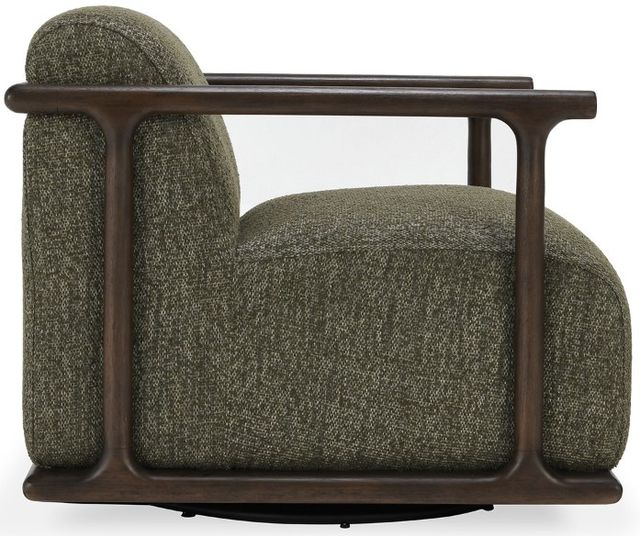 Classic Home Lucia Kale Green Swivel Chair-3