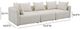 TOV Furniture Hangover 3-Piece Cream 112" Modular Sofa-2