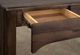 International Furniture Direct Dark Mezquite Stained Dark Desk-4