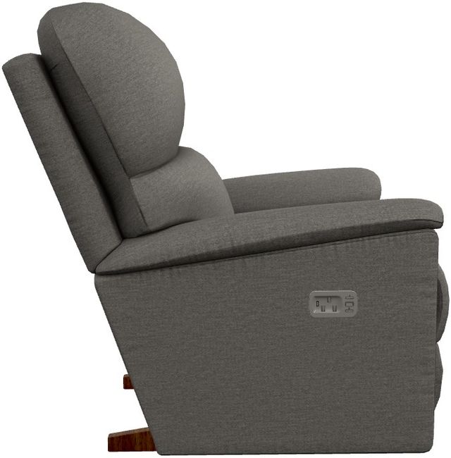 La-Z-Boy® Brooks Charcoal Power Rocking Recliner with Headrest-2
