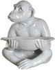 Harp & Finial® Chimp White Tray Statue-0