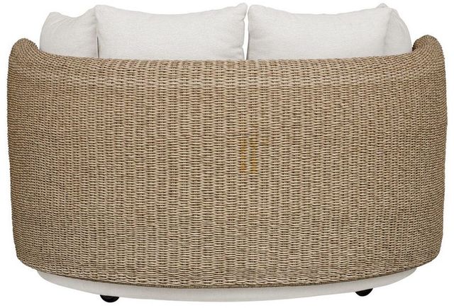 Uttermost® Sunset Oatmeal/Oyster White Outdoor Round Swivel Day Bed-4