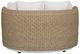 Uttermost® Sunset Oatmeal/Oyster White Outdoor Round Swivel Day Bed-4
