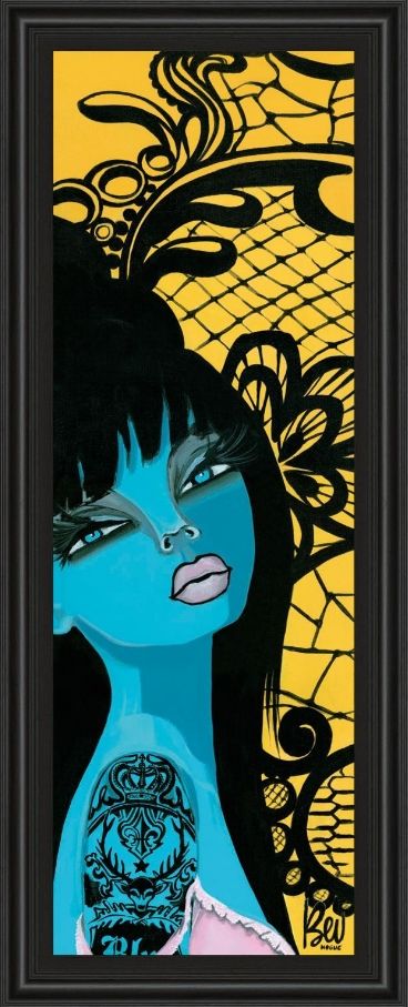 Classy Living Bev Hogue Ink Chiffon I Wall Art-0