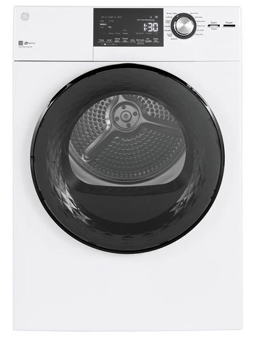 GE® 4.1 Cu. Ft. White Electric Front Load Dryer-0