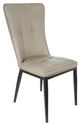 A & B Home Black/Gray Upholstered Dining Chair-0