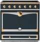La Cornue CornuFé 90 Albertine 36" Quintessential Teal Pro Style Induction Range with Polished Brass Trim-0