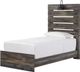 Signature Design by Ashley® Drystan Brown Youth Twin Panel Bed-2