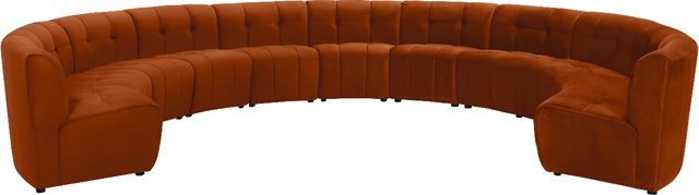 Meridian Furniture Limitless 11-Piece Cognac Modular Sectional-0