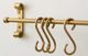 Magnolia Home by Joanna Gaines Duke Brass Rail with Hooks-2