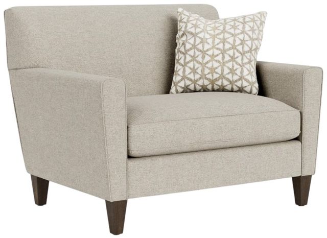 Flexsteel® Digby Silver Driftwood Chair and a Half-0