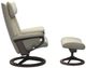 Stressless® by Ekornes® Customizable Paul Medium Signature Base Manual Recliner with Ottoman-2