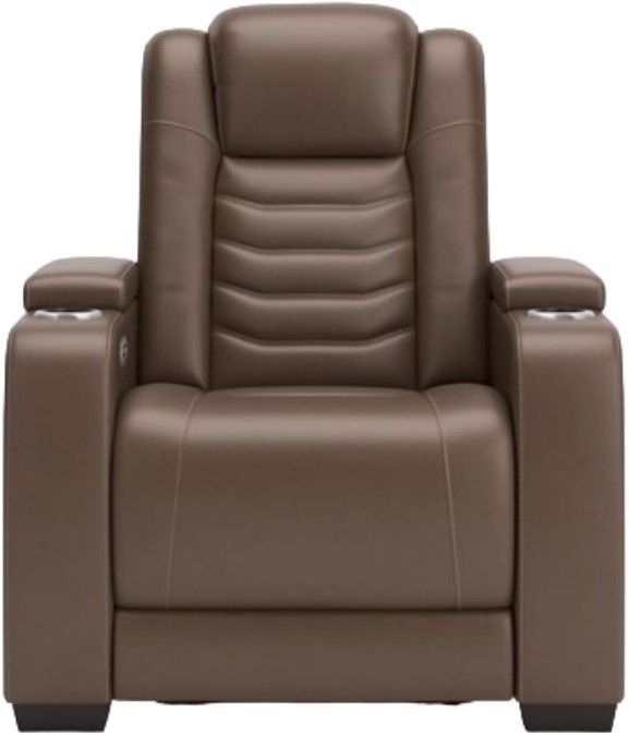 Signature Design by Ashley® High Impact Tobacco Power Recliner with Headrest-1