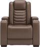 Signature Design by Ashley® High Impact Tobacco Power Recliner with Headrest-1