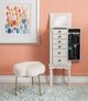 Powell® Ollie Creamy White Jewelry Armoire-1