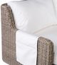 Flexsteel® Vista Natural/Warm Gray Canvas Outdoor Sofa-5