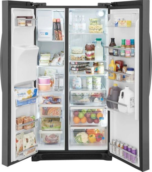 Frigidaire Gallery® 36" 22.2 Cu. Ft. Black Stainless Steel Counter Depth Side-by-Side Refrigerator-3