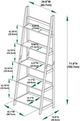 Linon Cosgrove White Bookcase-2